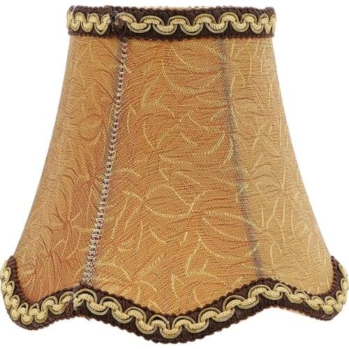 GTBL Chandelier Lamp Shades Fabric Cloth Clip on Light Shades Lamp Cover Drum Shade Lampshade Bulb Cover for Floor Lamp 13cm