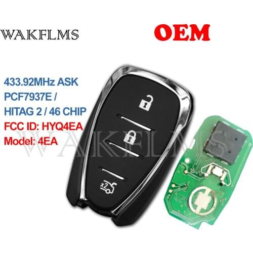 OEM Key Origina Key Smart Key For Chevrolet Volt Chevrolet Camaro 2016 2017 2018 2019 2020 433.92MHz 46 Chip HYQ4EA 4EA