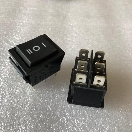 Original new 100% T12 large rocker power switch 6pin 3 gear rocker switch 15A250V