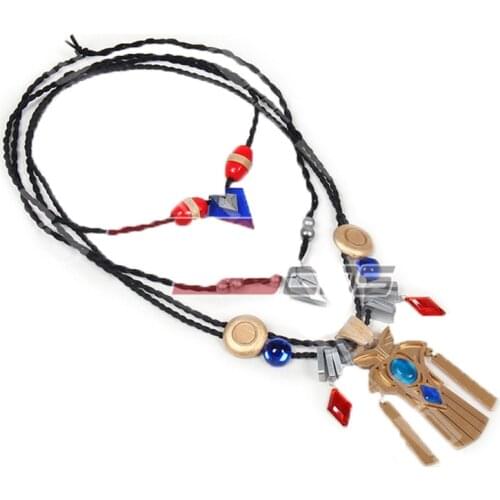 Game Final Fantasy XIV Graha Tia Three necklaces cosplay accessories props for Halloween Christmas Party Masquerade Anime Shows