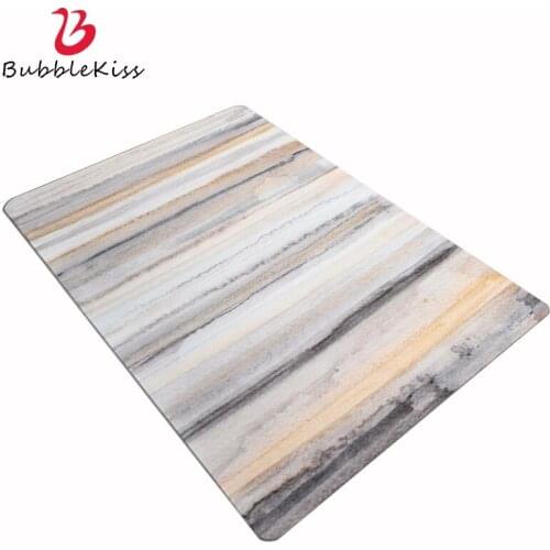 Bubble Kiss Striped Print Carpet For Living Room Modern Simple Hairless Marble Large Area Rugs Christmas Decoration Home Gift