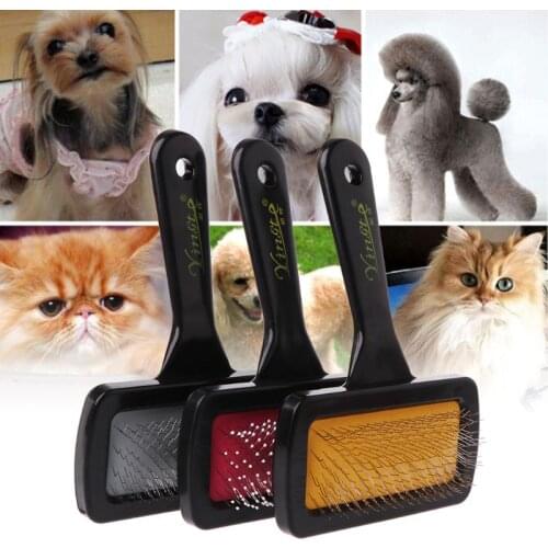 Pet Trimmer Comb Dogs Hair Removal Brush Cleaning Beauty Cat Dog Combs Grooming Tools Pets Product