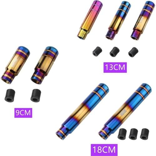 Aluminium Alloy Gear Shift Knob Plating Color Manual Shifter Handle Universal For JDM Car Modification Accessories 18 13 9 cm