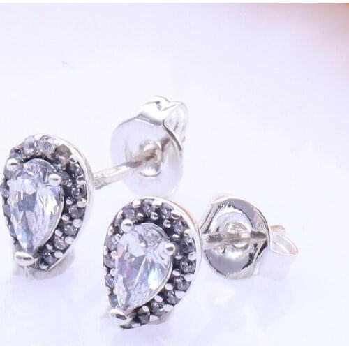 Original S925 Sterling Silver Pan Earring Innovative Teardrop Retro Earrings For Women Wedding Gift Fashion Jewelry