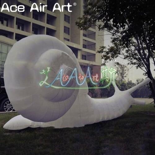 Outdoor giant inflatable snail,inflatable animal model for decoration