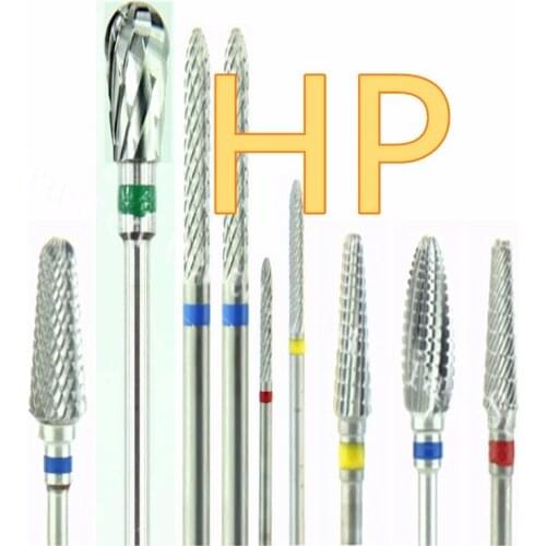 20 Pieces/Lot High Quality Diameter 2.35 mmDental Lab Tool HP Tungsten Carbide Burs Polisher Trimming Drill For Metal Ceramics