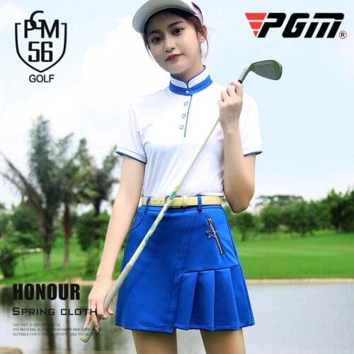 Golf Women Summer T-shirts+Skirt Clothing Set Ladies Short Sleeve Quick Dry Sport Wear Skirts Set Female Golf Clothes AA60488