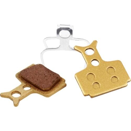 1 Pair Bike Disc Brake Pads with Stainless Steel Plate and Copper Base for Formula