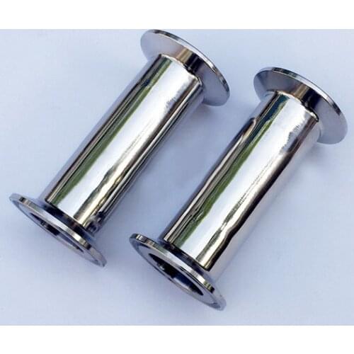 1pc 3/4" inch 19MM Tri Clover Sanitary Spool Tube W/ 50.5MM Ferrule Flange 4"-24" Long SS304