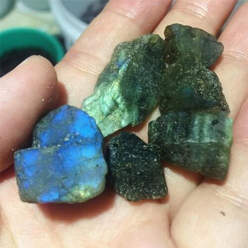 100G Natural pull feldspar tumbling granular stone crystal healing specimen gemstone mineral family desktop aquarium decoration