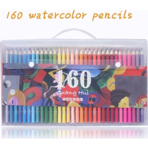 160 Pastel Pencils Soft Watercolor Pencils Wood Coloured Pencils Set For Drawing Painting Sketch Art Supplies gifts for kids