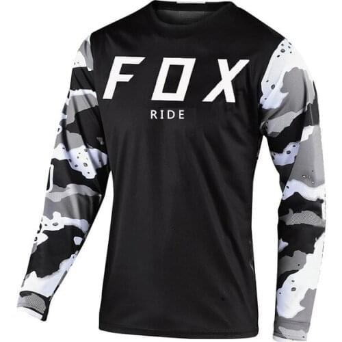 Cycling Jerseys Men Downhill Jerseys Mountain Bike MTB Shirts Offroad DH Motorcycle Jersey Motocross Sportwear Clothing FXR Bike
