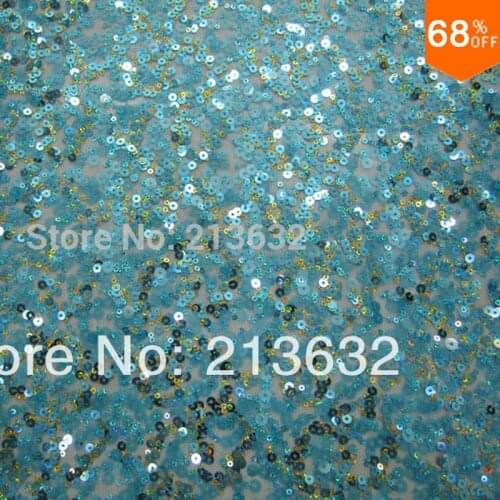 POz68-textile full version of sequins embroidery, Sequin embroidery fabric cloth, glitter sequins embroidery, Sequin