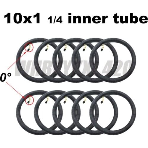 Good quality 10x1 1/4 tire 0 degree inner tube and rim for Electric Smart Electric Scooter 10 inch inner tube