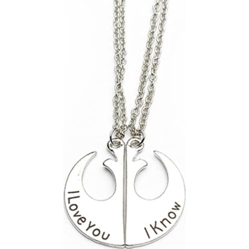 Fashion Classic Jewlery I love you I know Charm Pendant Neckalce For Lovers Gifts