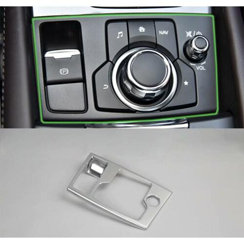 ABS Plastic Chromium car body kits Electronic hand brake Car Styling For MAZDA 6 2017