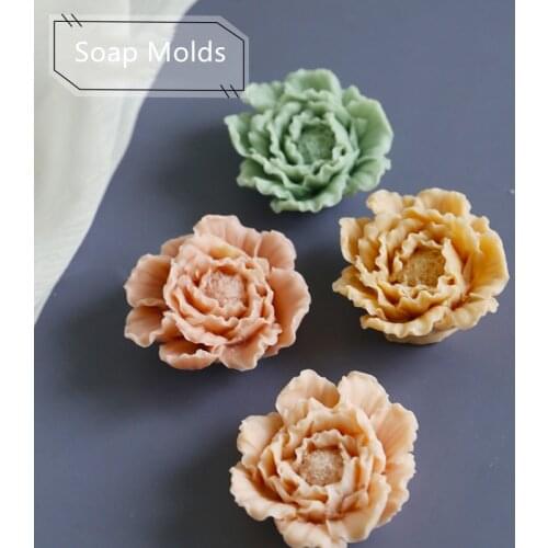 New 3D Flower Soap Mold Rose Fondant Cake Silicone Mold Cake Decorating Tools DIY Chocolate&birthday Cake Baking Tools