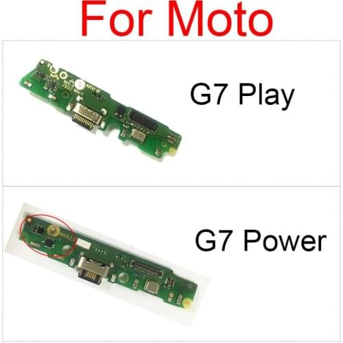 Charger USB Charging Jack Dock Board For Motorola MOTO G7 Play / G7 Power Charging Plug Port Board Flex Cable Replacement Parts
