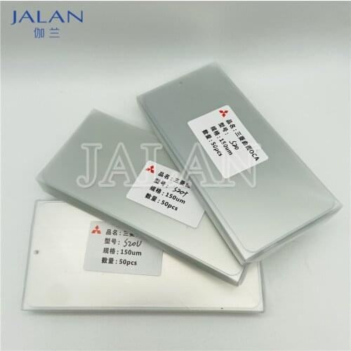 S21 ultra 150UM Oca Film For Samsung Note 20 ultra Note10 S20 Ultra S20+ S10 S9 S8 Plus LCD Touchscreen Glass Laminate Oca tape
