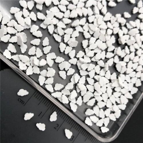 60g White Cloud Polymerclay,Soft Clay Sprinkles For Kids Diy/Scrapbook Decoration/Craft Filler/Craft Diy Making/Nail Arts