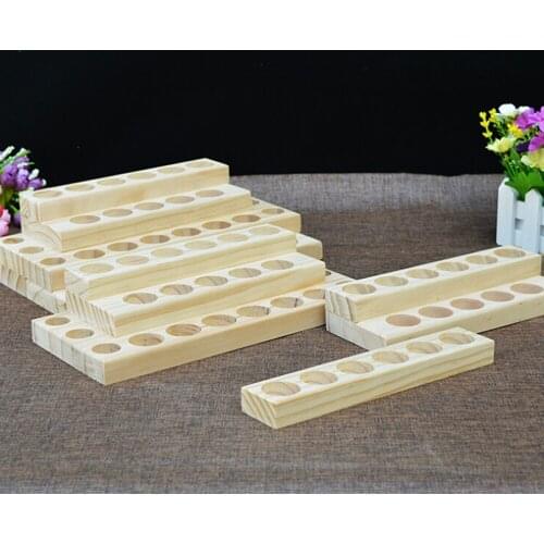 Simple Wooden Storage Rack Box Essential Oil Finishing Storage Organizer Container Multi-functional Essential Oil Display Stands