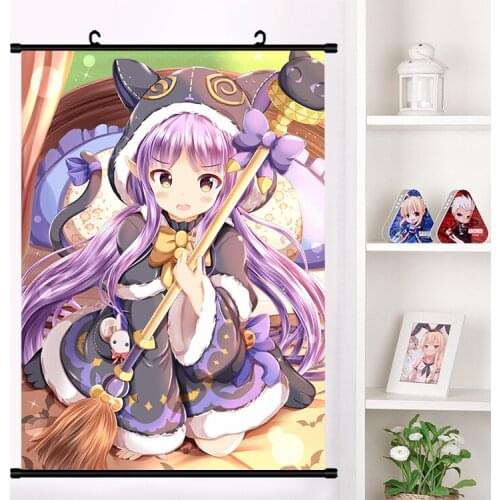 2019 Anime Princess Connect! Re:Dive Lovely Wall Scroll Poster Wall Hanging Poster Otaku Home Decor Collection Art