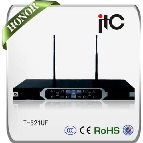 ITC T-521UF conference system UHF wireless microphone with FM Touch Screen