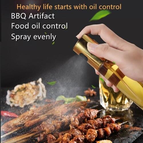Kitchen Baking Oil Cook Oil Spray Empty Bottle Vinegar Bottle Oil Dispenser Cooking Tool Salad BBQ Cooking Glass Oil sprayer