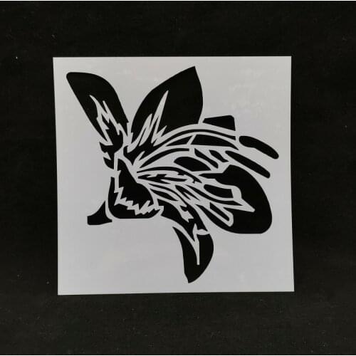 13*13 Flower Layering Stencils for Diy scrapbook/photo album Decorative Embossing coloring,painting stencil,home decor