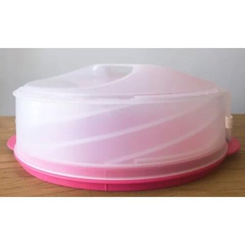 Tupperware Adjustable Cake, Cake Carry and Storage Container Pink