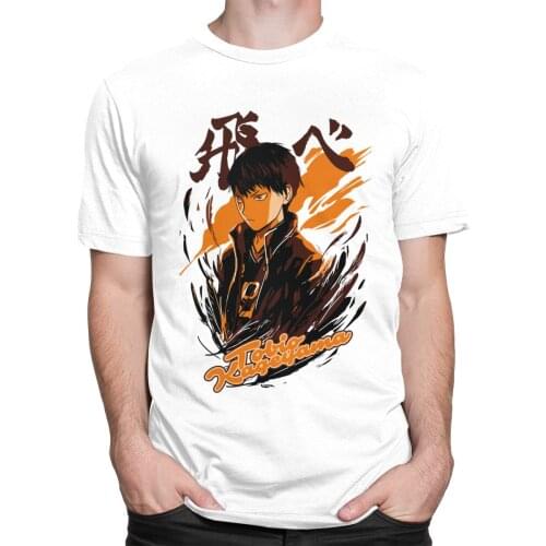 Gorgeous Haikyuu T Shirt Mens Short Sleeves Soft Cotton Tee O-neck Graphic Japan Volleyball Manga Anime Tobio Kageyama T-shirt