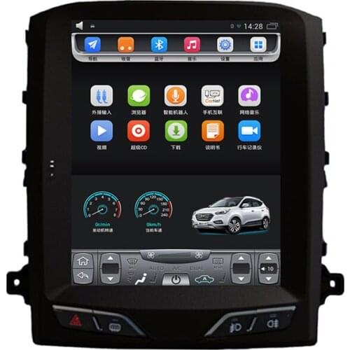 Fit For 2015-2018 Land Wind Landwind X8 10.4 inch Tesla Vertical touch Screen Android Car GPS Navigation multimedia Bluetooth