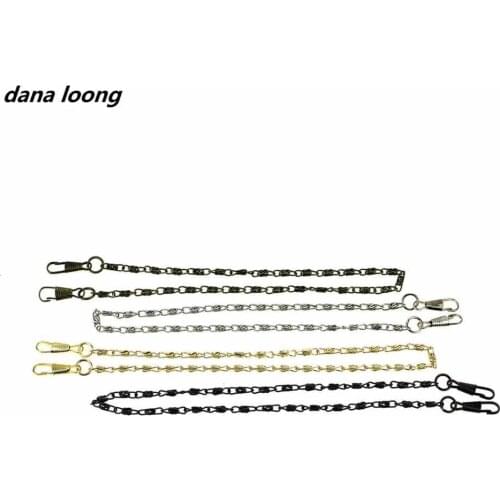 1 Piece About Length 40 CM Width 0.3cm Replacement Metal Twisted Short Paragraph Purse Chain For DIY Wallet Accessory