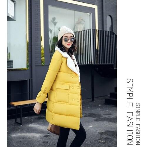 2017 fashion women winter jackets womens coats black yellow red 100% cotton super warm thicken waterproof windproof long parkas