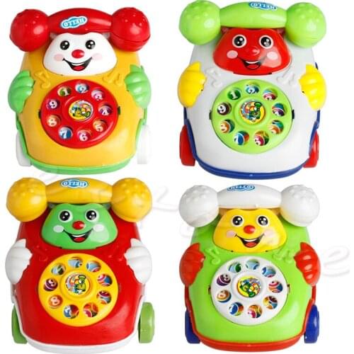 2020 New 1Pc Baby Toys Music Cartoon Phone Educational Developmental Kids Toy Gift New A18187