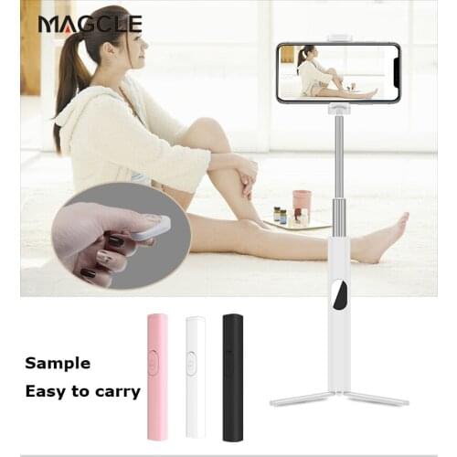 3 in 1 Wireless Bluetooth Selfie Stick Mini Tripod Extendable Monopod Universal For Iphone X 8 6S Samsung S8 S9 Xiaomi Huawei