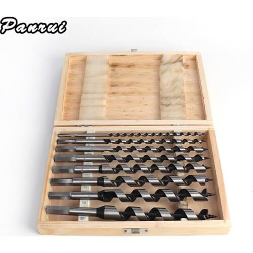 Free Shipping 8PC/Set 6-20mm Woodworking Drill Length 230mm Wood Auger Twist Drill Fast Drilling For Hardwood, Softwood DIY Tool