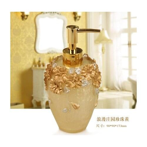 Europeum Hotel hand washing liquid bottle, creative beauty salon shower gel pressing and bottling water bottles