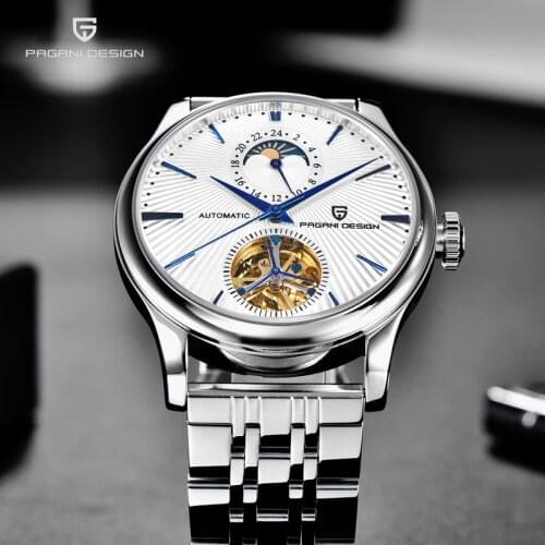 PAGANI DESIGN Automatic Mechanical Watches Mens 2020 Sapphire Glass 100m Waterproof Classic Luxury Watch Men Clocks reloj hombre