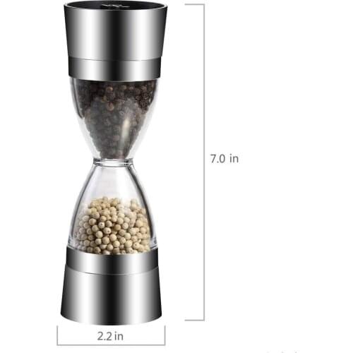 Kitchen Cooking Tools Pepper Mill Shaker Salt and Peper Grinder Manual Spice Grinders for BBQ Gadgets Seasoning Organizer