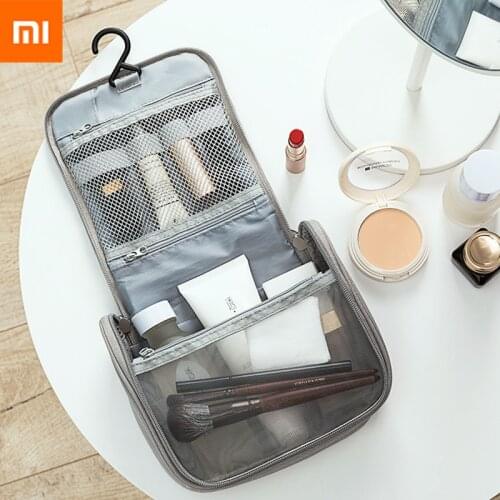 New Xiaomi Youpin Portable Travel Cosmetic Bag Can Hanging Wash Bag Neutral Makeup Bag Bathroom Organizer Smart Storage Bag