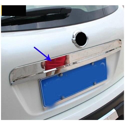 ABS Rear Trunk Lid Trim Cover Fit 2007 2008 2009-2011 2012 For Nissan Qashqai Dualis(without key kole)