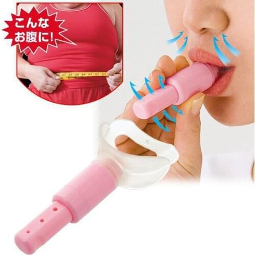 Portable 3 Stages Abdominal Respirator Breathing Exerciser Slimming Waist Face Lose Weight Increase Lung Capacity Trainer
