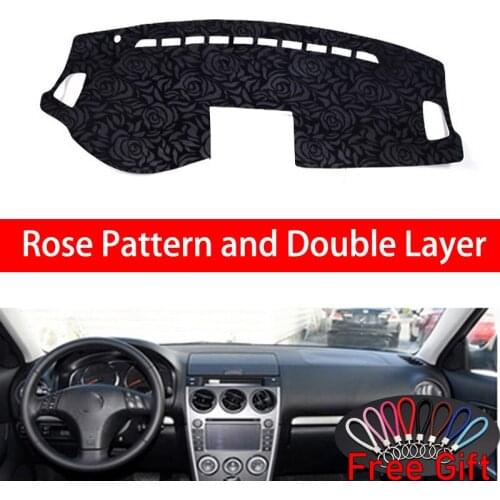 Rose Pattern For mazda mazda 6 2004 2005 2006 2007 2008 2009 2010-2016 Car Stickers Car Decoration Car Accessories Car Decals
