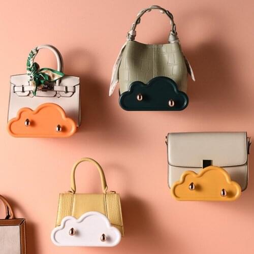 Widely Applied Cloud Shaped Kitchen Bathroom Wall Mount Handbag Shelf for Bathroom
