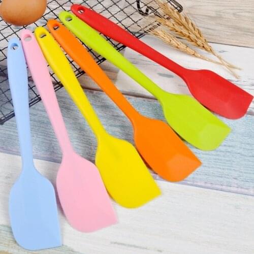 Silicone Cook Baking Scraper Cake Spatula Butter Mixer Kitchen Utensil Tool