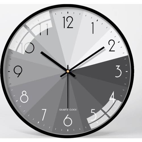 Modern silent living room wall clock fashion bedroom clock personality wall hanging table home creative atmospheric quartz clock