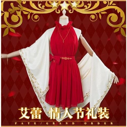 Fate Grand Order Cosplay Ereshkigal Rin Costume Valentine Outfit FGO Memory of Qualia Costume Dress Suit Carnival Costume Women