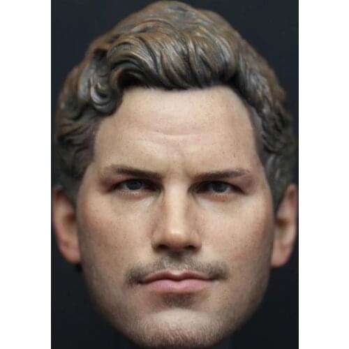1/6 Chris Pratt Head Sculpt Male Head Carving For HT 12'' Body