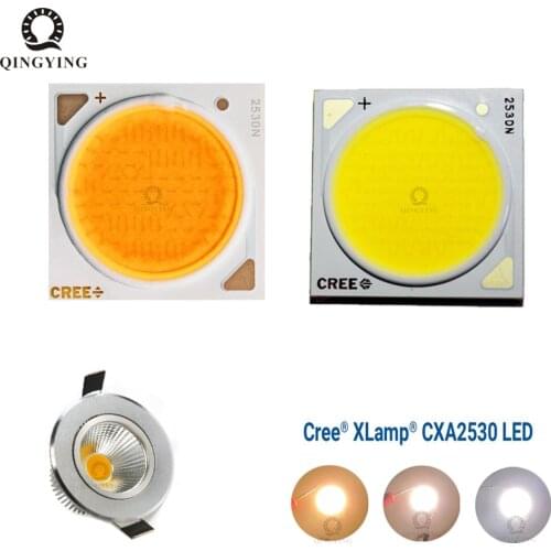 10pcs-20pcs Original Cree CXA 2530 CXA2530 CRI Ra80 Ra90 Warm White 3000K 3500K 4000K 5000K 60W COB LED Emitter Lamp Chips Light